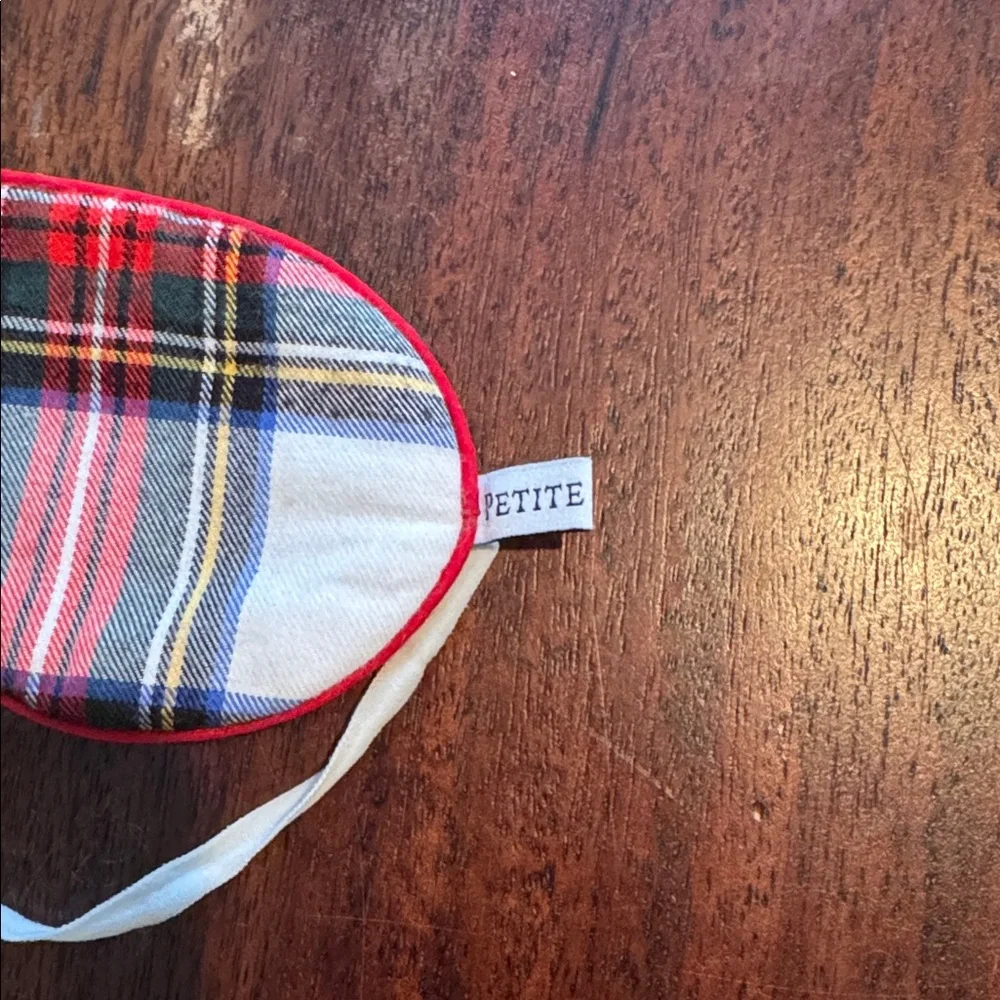 Petite Plume Plaid Sleep Mask for Kids